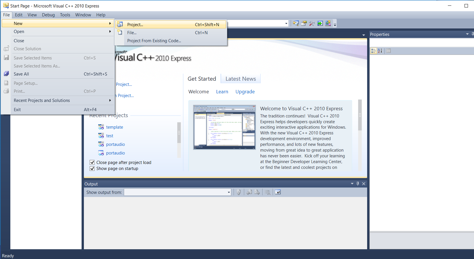 Class How To Visual Studio Step1